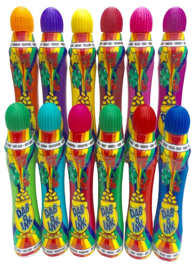 Dab-O-Ink 3oz Bingo Daubers - Mixed Colors - 12ct - Image 1